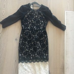 Alexis Long Sleeve Lace midi dress Small